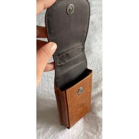 New Leather Cell Phone Holster Compatible - Picture 2 of 3